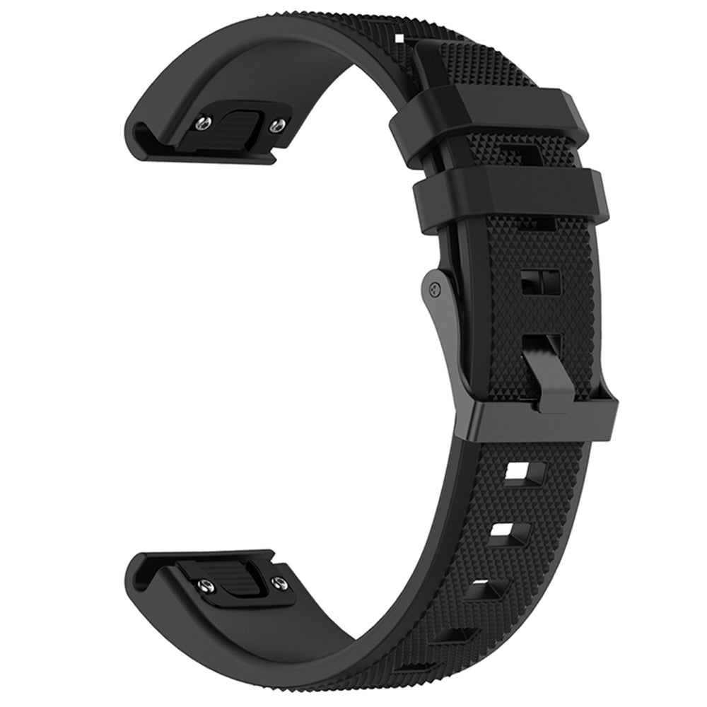 Correa Techsuit W058 para Garmin Watch Fenix / Forerunner Series, 22mm, Negra