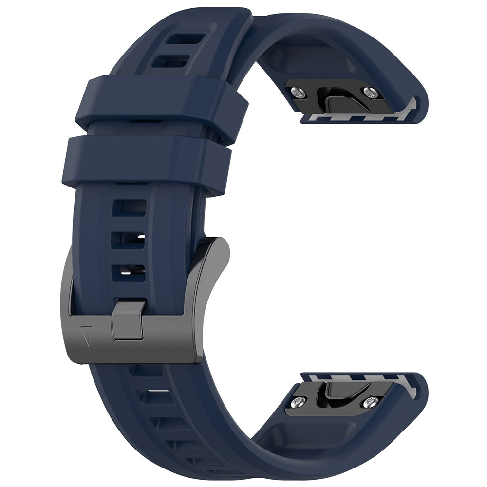 Correa Techsuit W060 para Garmin Watch Fenix Series, 26mm, Azul Marino.