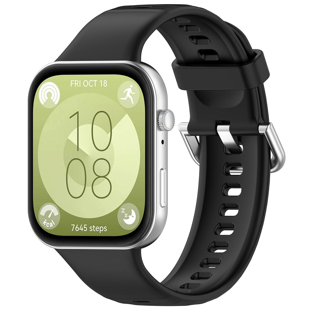 Correa Techsuit W061 para Huawei Watch Fit 4 Pro / Fit 4 / Fit 3, Negra