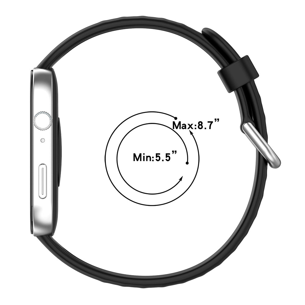 Correa Techsuit W061 para Huawei Watch Fit 4 Pro / Fit 4 / Fit 3, Negra