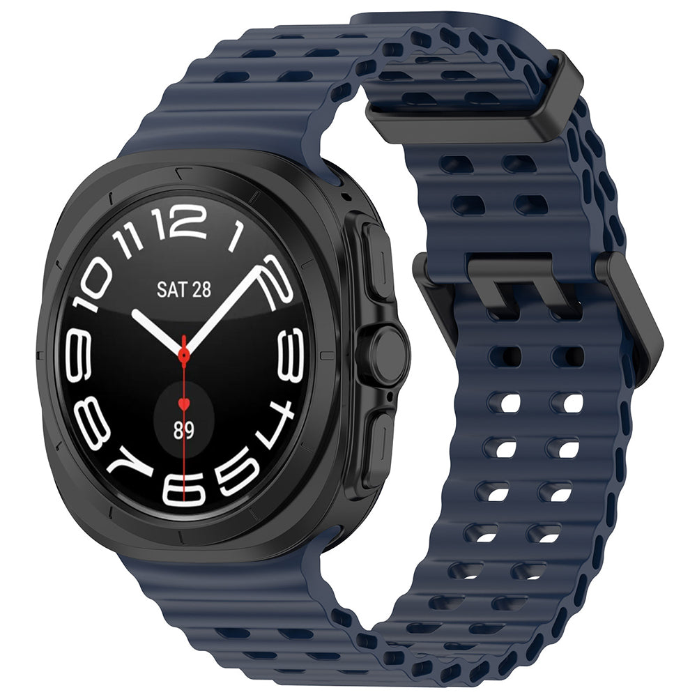Correa Techsuit W062 para Samsung Galaxy Watch Ultra, Azul Marino