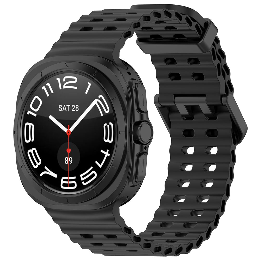 Correa Techsuit W062 para Samsung Galaxy Watch Ultra, Negra