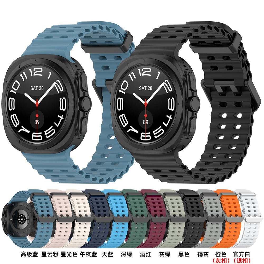 Correa Techsuit W062 para Samsung Galaxy Watch Ultra, Turquesa