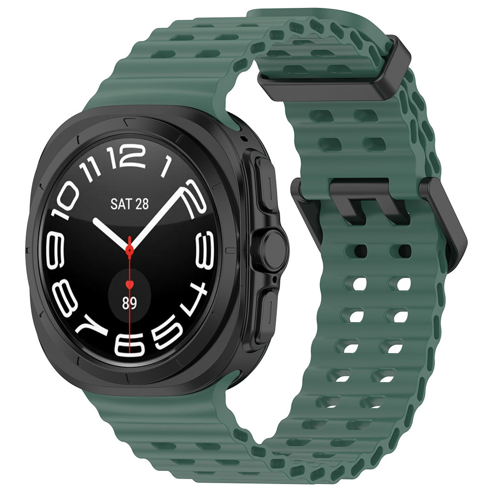 Correa Techsuit W062 para Samsung Galaxy Watch Ultra, Verde