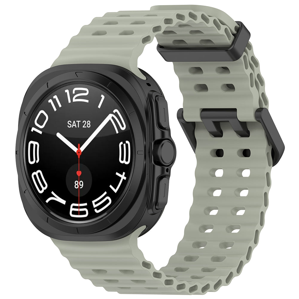 Correa Techsuit W062 para Samsung Galaxy Watch Ultra, Verde Claro