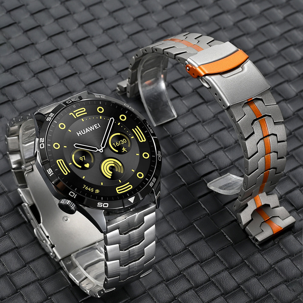 Correa Techsuit W063 para Huawei Watch / Xiaomi Watch Series, Plateada