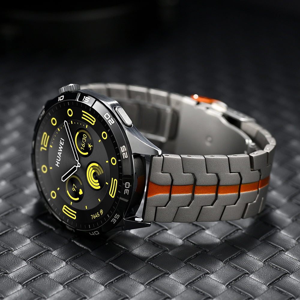 Correa Techsuit W063 para Huawei Watch / Xiaomi Watch Series, Plateada