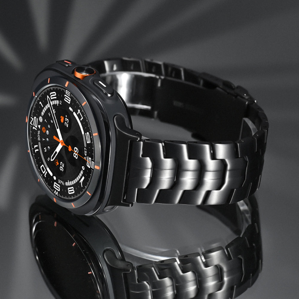 Correa Techsuit W063 para Samsung Galaxy Watch Ultra, Plateada
