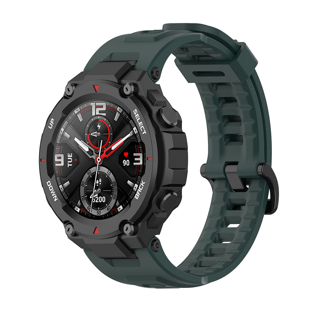 Correa Techsuit W067 para Amazfit T-Rex Pro / T-Rex, Verde Oscuro