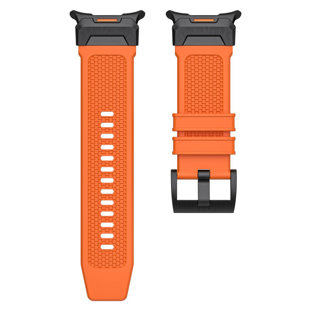 Correa Techsuit W068 para Samsung Galaxy Watch Ultra, Naranja Negra