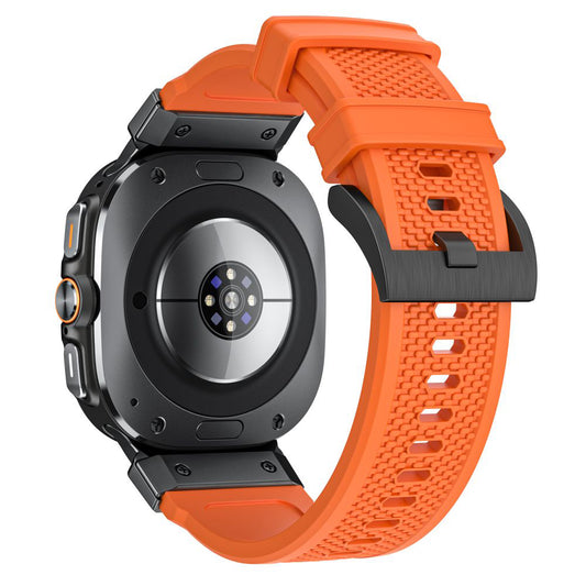 Correa Techsuit W068 para Samsung Galaxy Watch Ultra, Naranja Negra