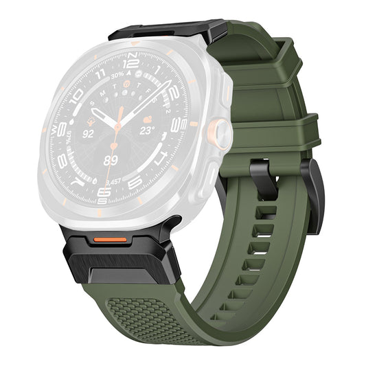 Correa Techsuit W068 para Samsung Galaxy Watch Ultra, Verde Negra