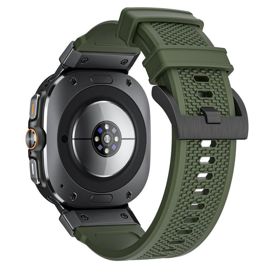 Correa Techsuit W068 para Samsung Galaxy Watch Ultra, Verde Negra