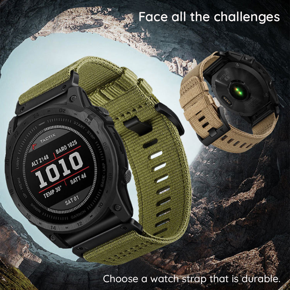 Correa Techsuit W070 para Garmin Instinct / Approach / Fenix Watch Series, 20mm, Naranja