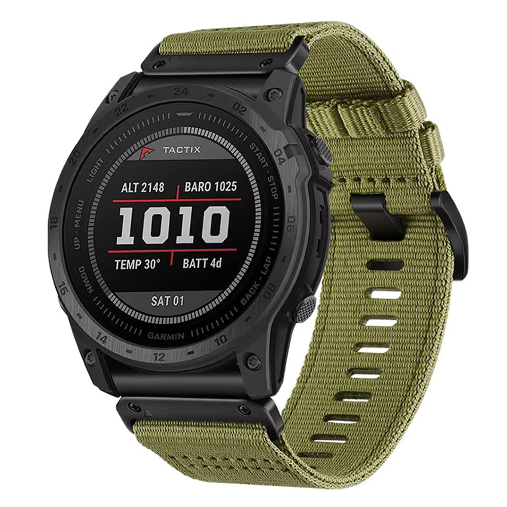 Correa Techsuit W070 para Garmin Instinct / Approach / Fenix Watch Series, 20mm, Verde