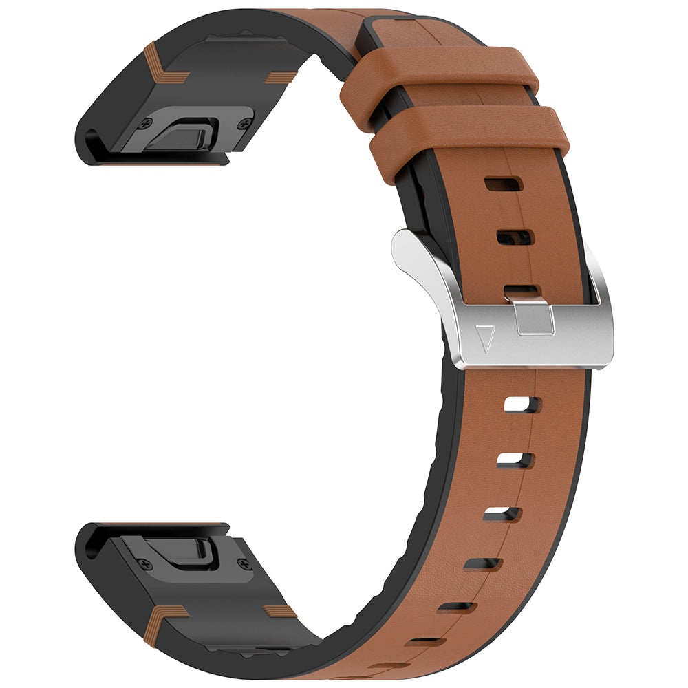 Correa Techsuit W071 para Garmin Instinct / Approach / Fenix Watch Series, 20mm, Marrón
