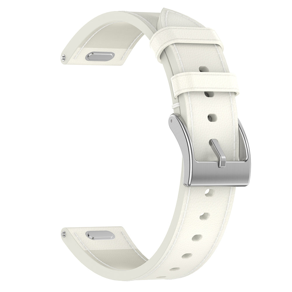 Correa Techsuit W073 para Huawei Watch / Garmin Watch Series, 18mm, Blanca
