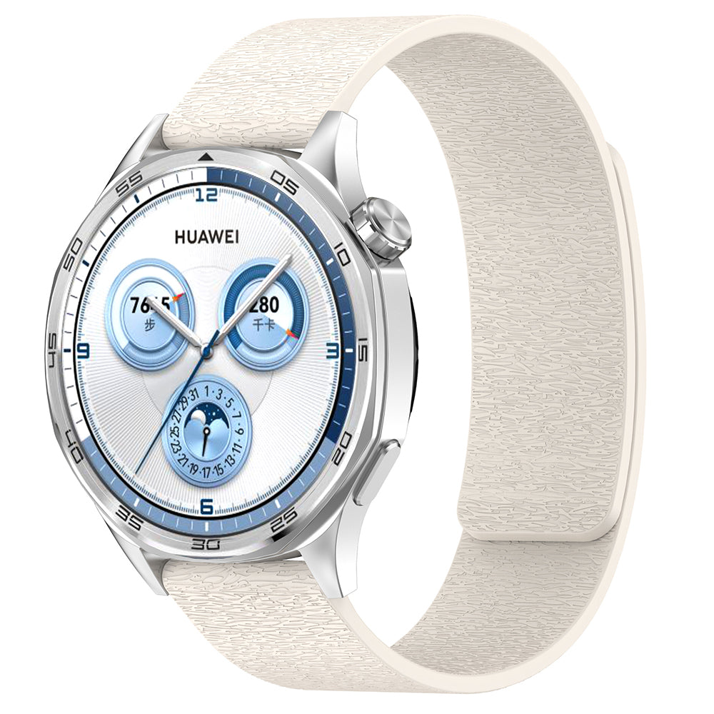 Correa Techsuit W074 para Huawei Watch / Garmin Watch Series, 18mm, Beige