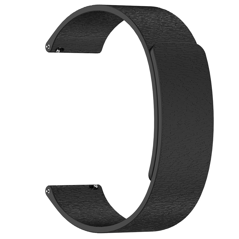 Correa Techsuit W074 para Huawei Watch / Garmin Watch Series, 18mm, Negra