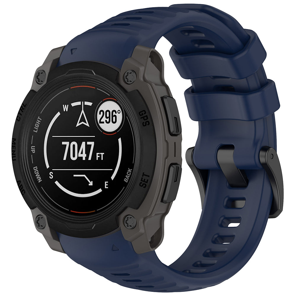 Correa Techsuit W076 para Garmin Instinct E 45mm, Azul Oscuro