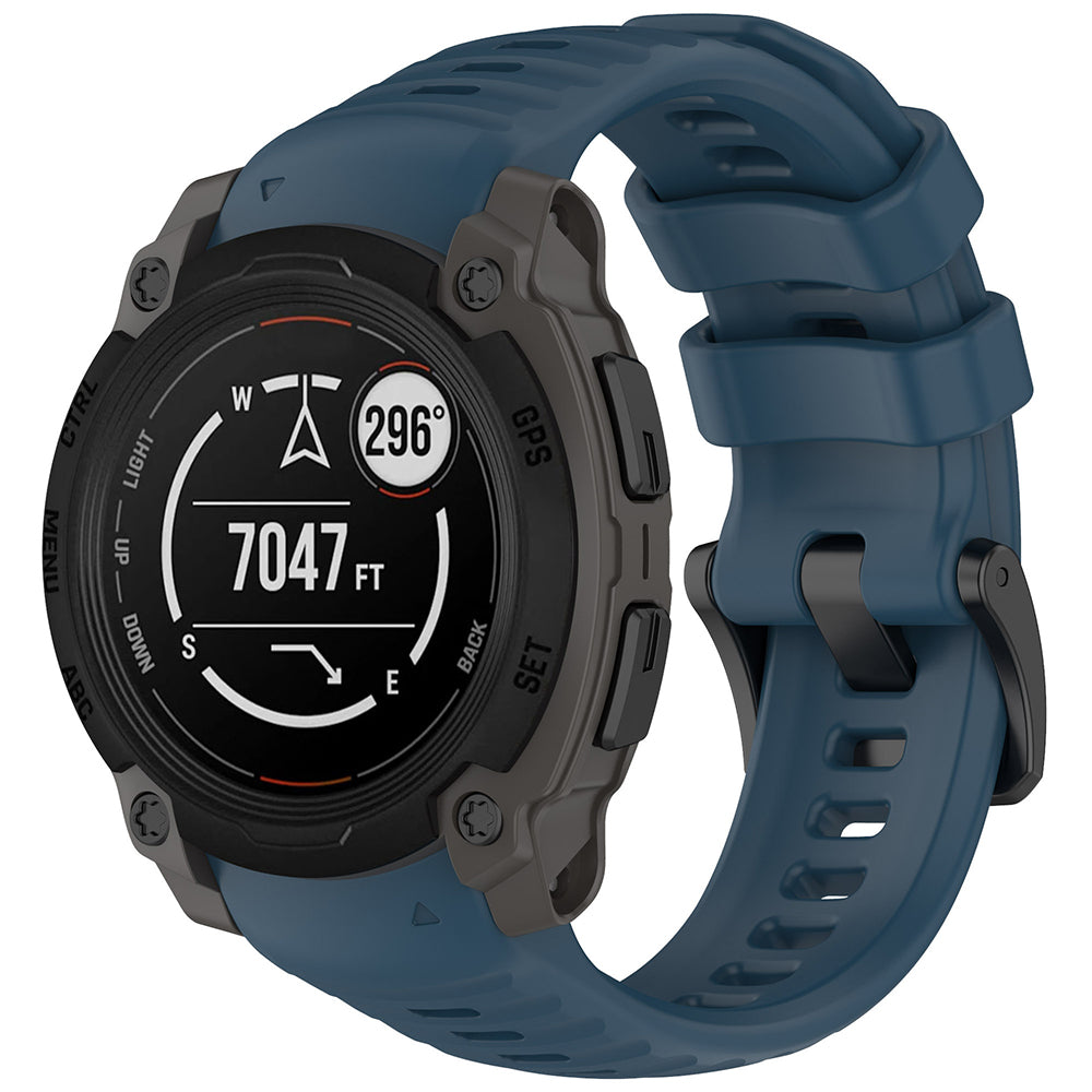 Correa Techsuit W076 para Garmin Instinct E 45mm, Azul Marino