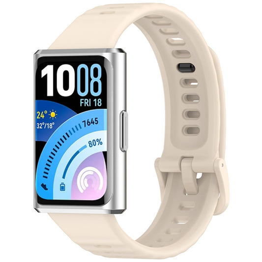 Correa Techsuit W082 para Huawei Band 11 / 11 Pro, Crema