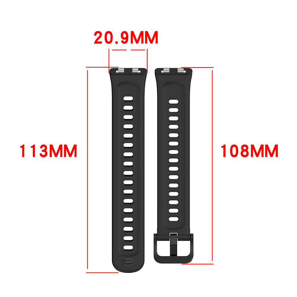 Correa Techsuit W082 para Huawei Band 11 / 11 Pro, Negra