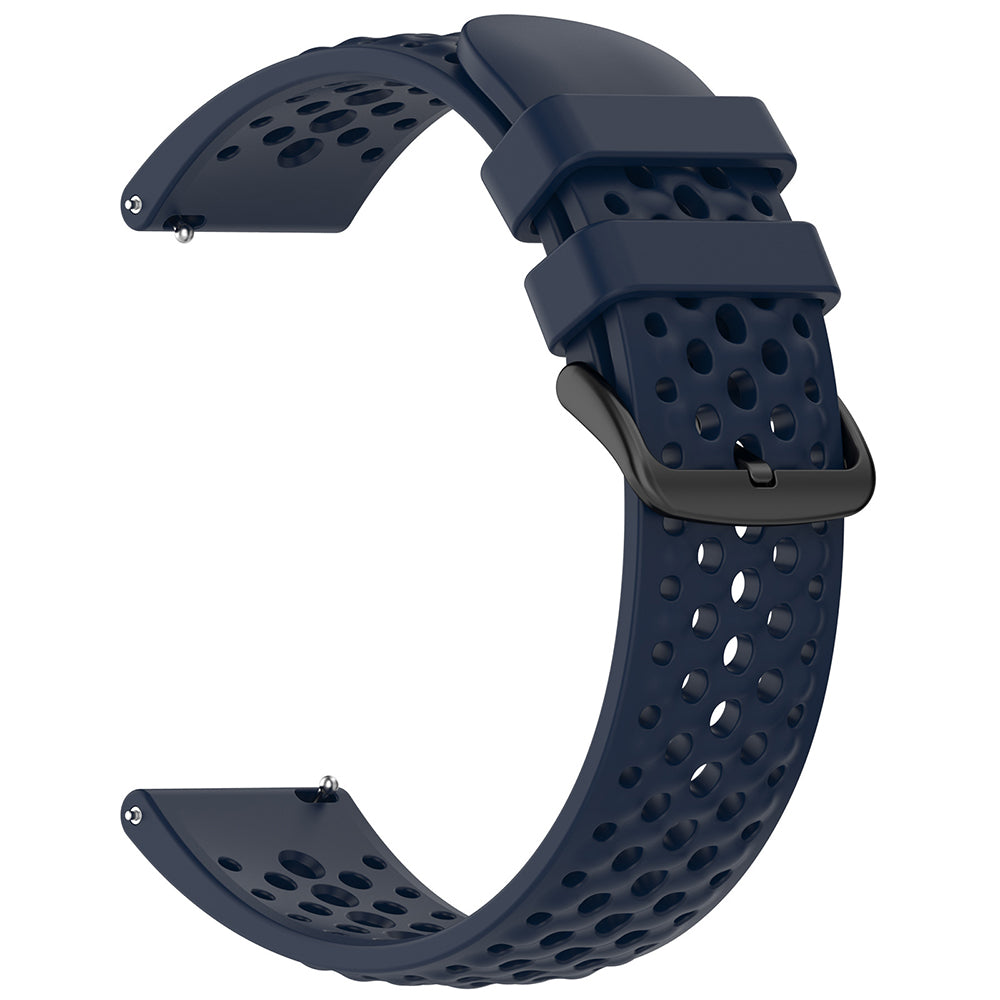 Correa Techsuit W083 para Amazfit Watch / Samsung Watch Series, 22mm, Azul Marino