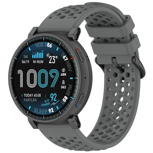 Correa Techsuit W083 para Amazfit Watch / Samsung Watch Series, 22mm, Gris