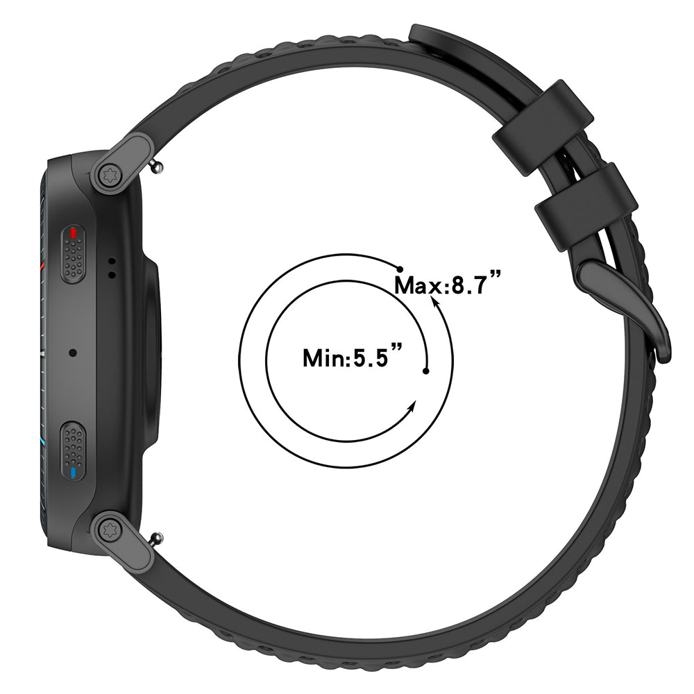 Correa Techsuit W083 para Amazfit Watch / Samsung Watch Series, 22mm, Naranja