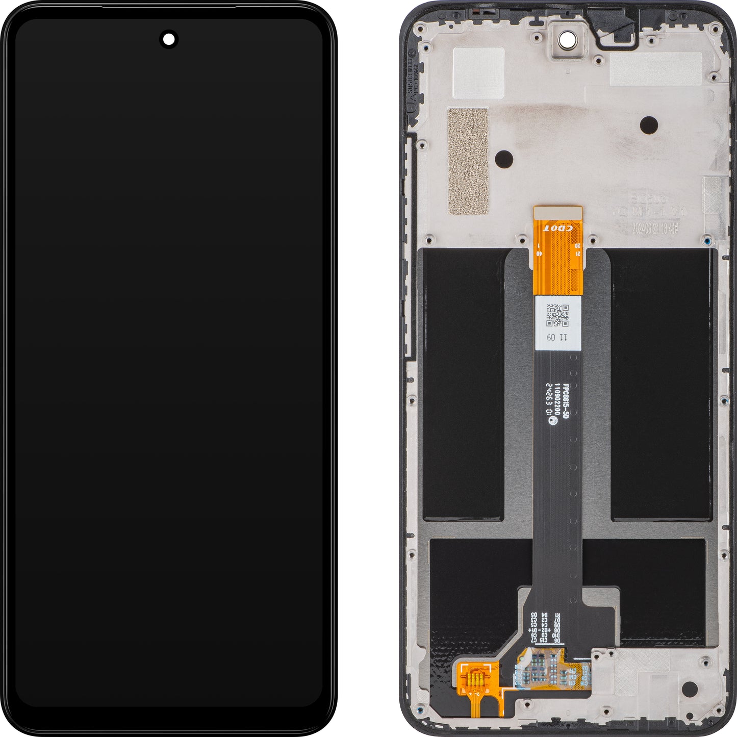 HMD Fusion Pantalla Táctil con Marco, Negro, Service Pack 7010150506H001