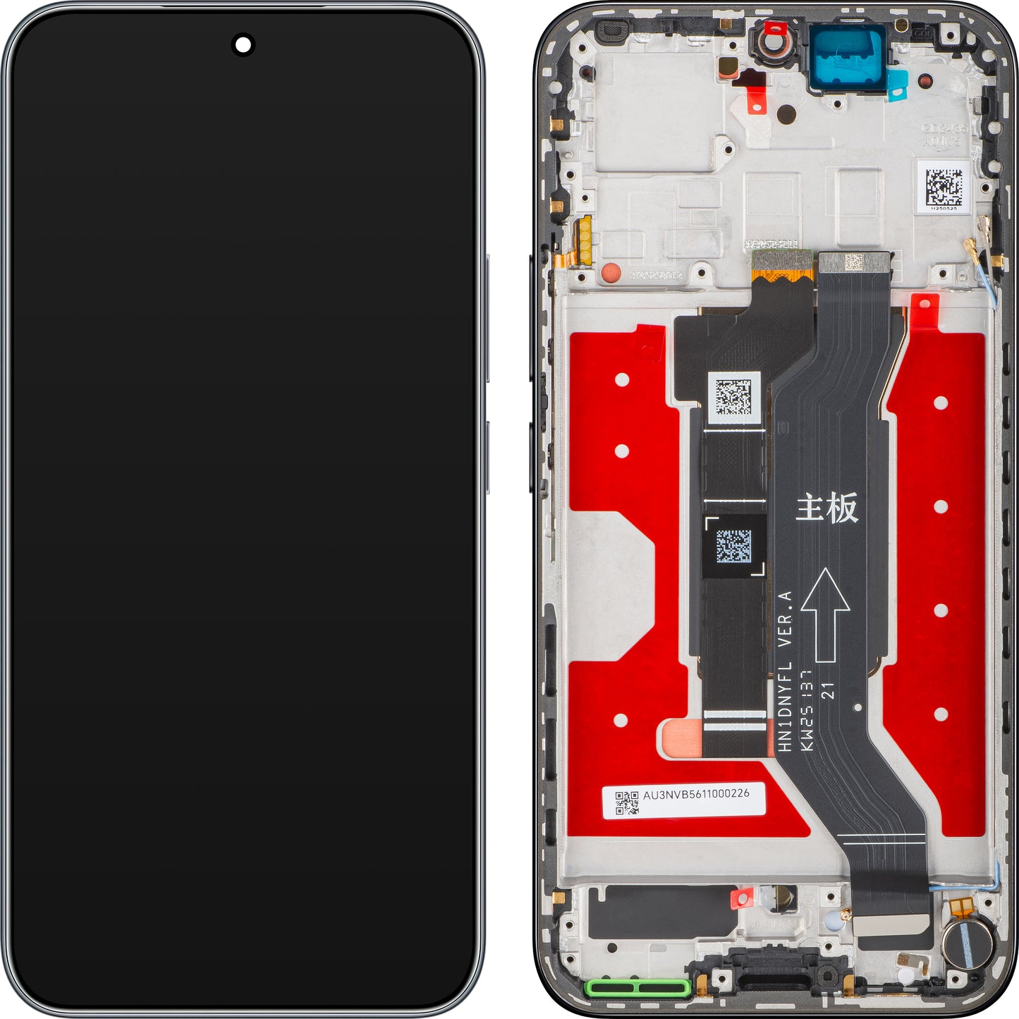 Pantalla con Touchscreen Honor 400, con Marco, Negro (Midnight Black), Service Pack 0235APNR