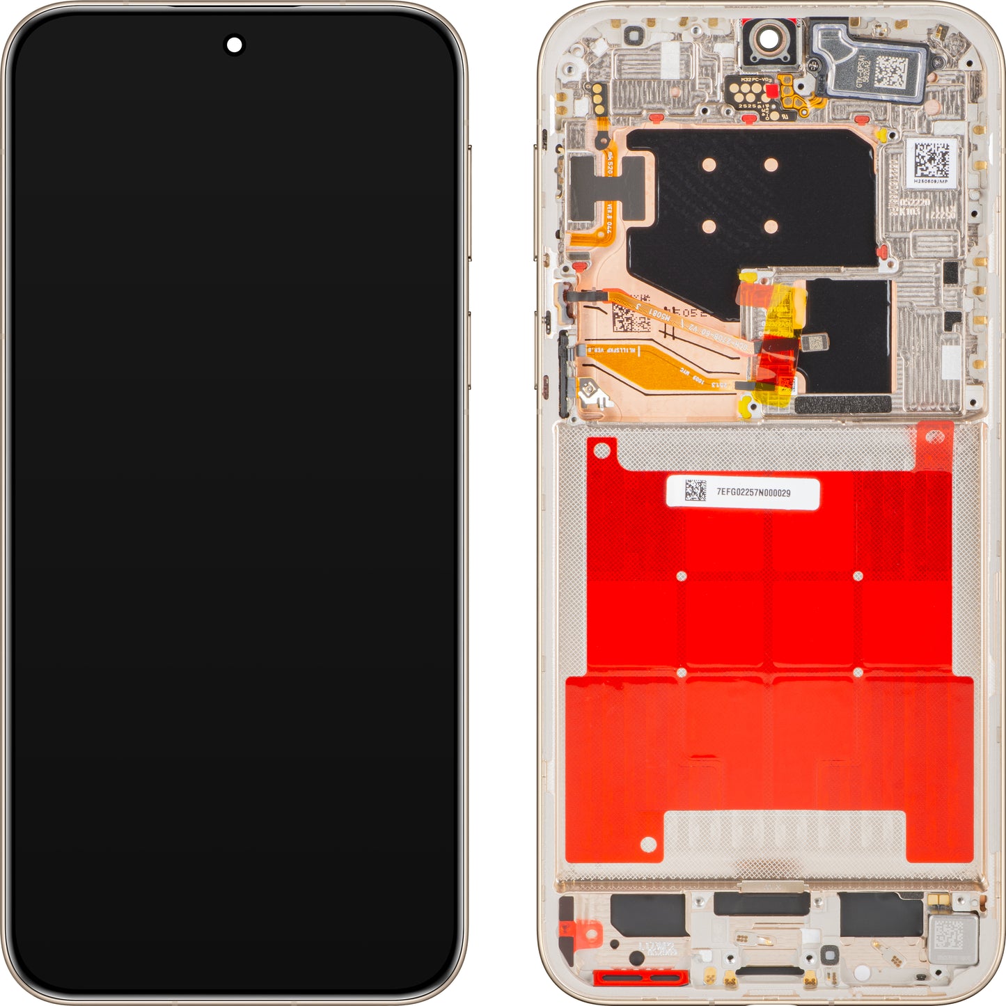 Display con Pantalla Táctil Huawei Pura 80 Ultra, con Marco, Dorado (Prestige Gold), Service Pack 02357EFG