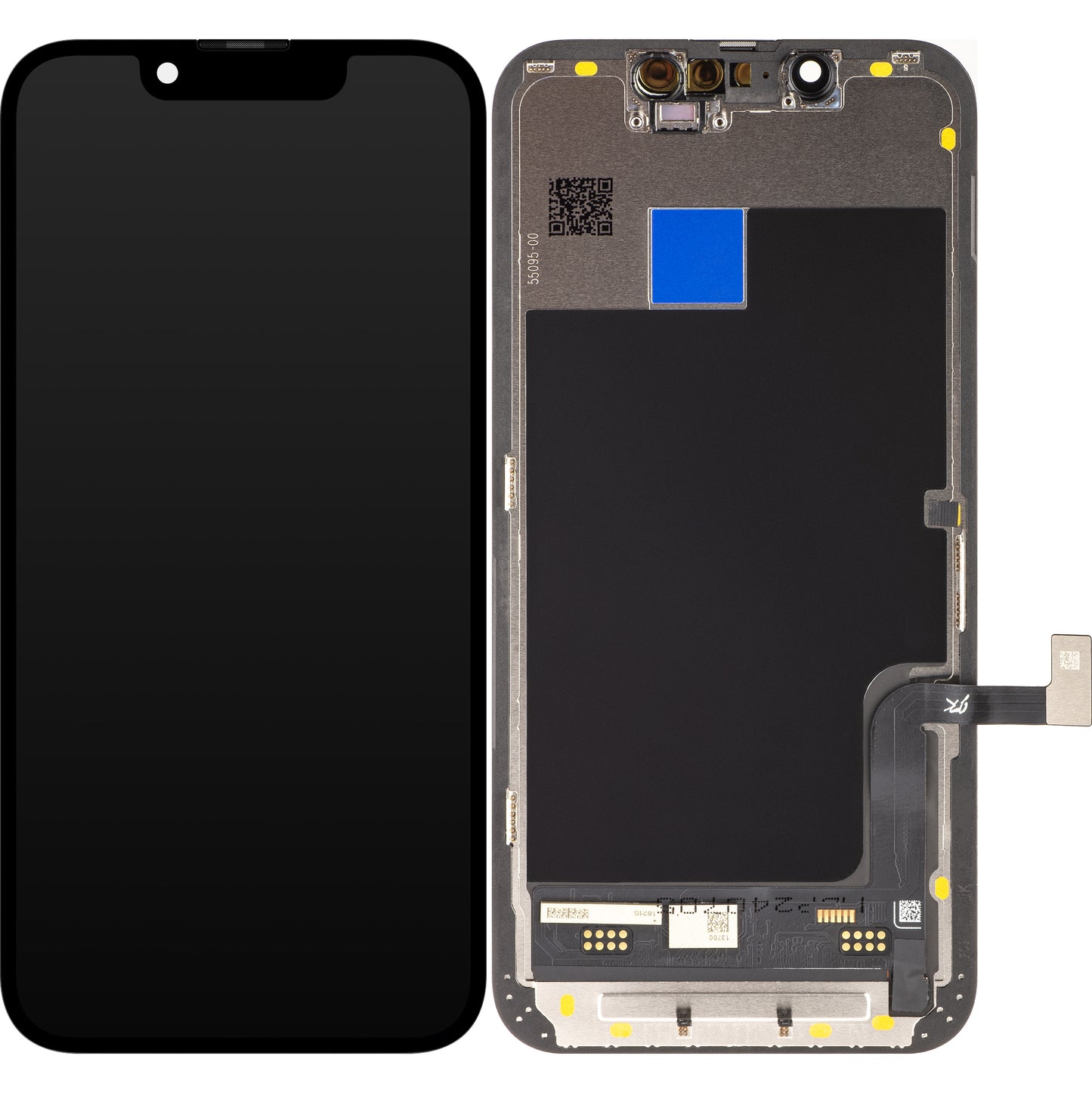 JK Pantalla Táctil para Apple iPhone 13 mini, con Marco, Versión LCD In-Cell, Negro