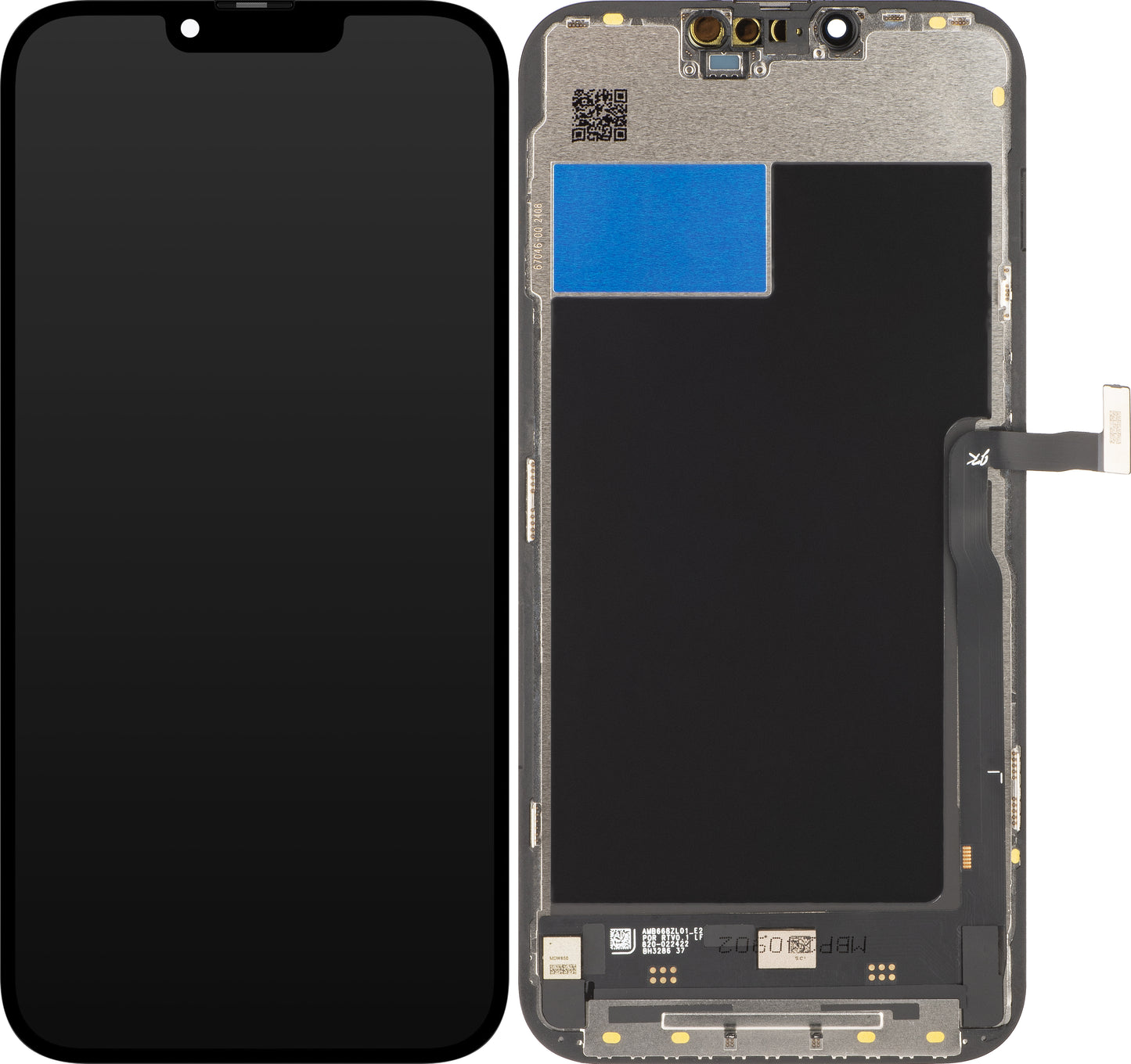 JK Pantalla Táctil para Apple iPhone 13 Pro Max, con Marco, Versión LCD In-Cell, Negro