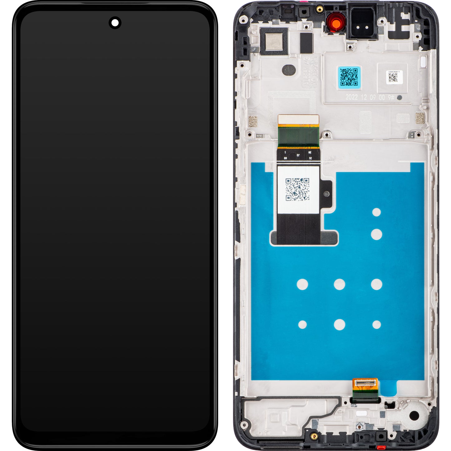 Motorola Moto G23 Pantalla táctil con pantalla táctil, con marco, negro, Service Pack 5D68C22092