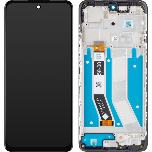 Motorola Moto G73 Pantalla Táctil con Marco, Negro, Service Pack 5D68C22272