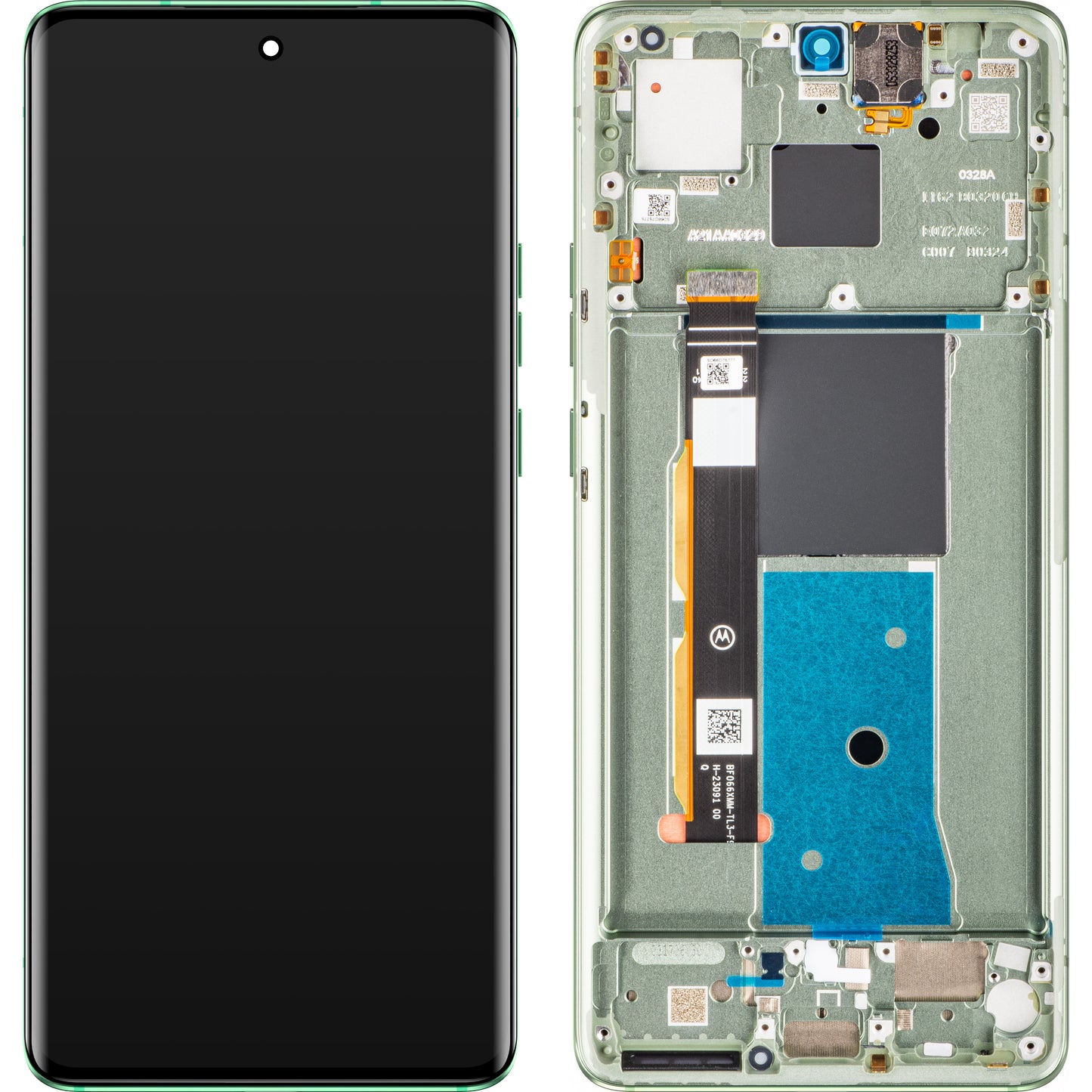 Motorola Edge 40 Pantalla táctil con marco, verde nebulosa, Service Pack 5D68C22672