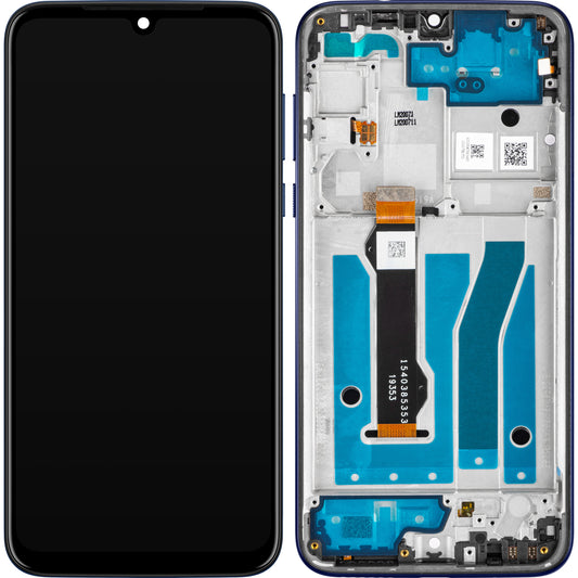 Motorola Moto G8 Plus Pantalla Táctil con Marco, Azul Oscuro, Service Pack 5D68C15528