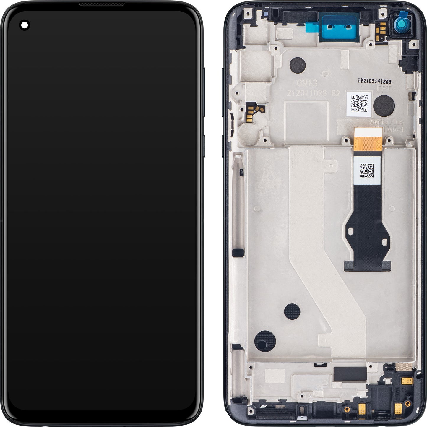 Pantalla táctil Motorola Moto G Stylus 4G, con marco, Negro (Mystic indigo), Service Pack 5D68C16275