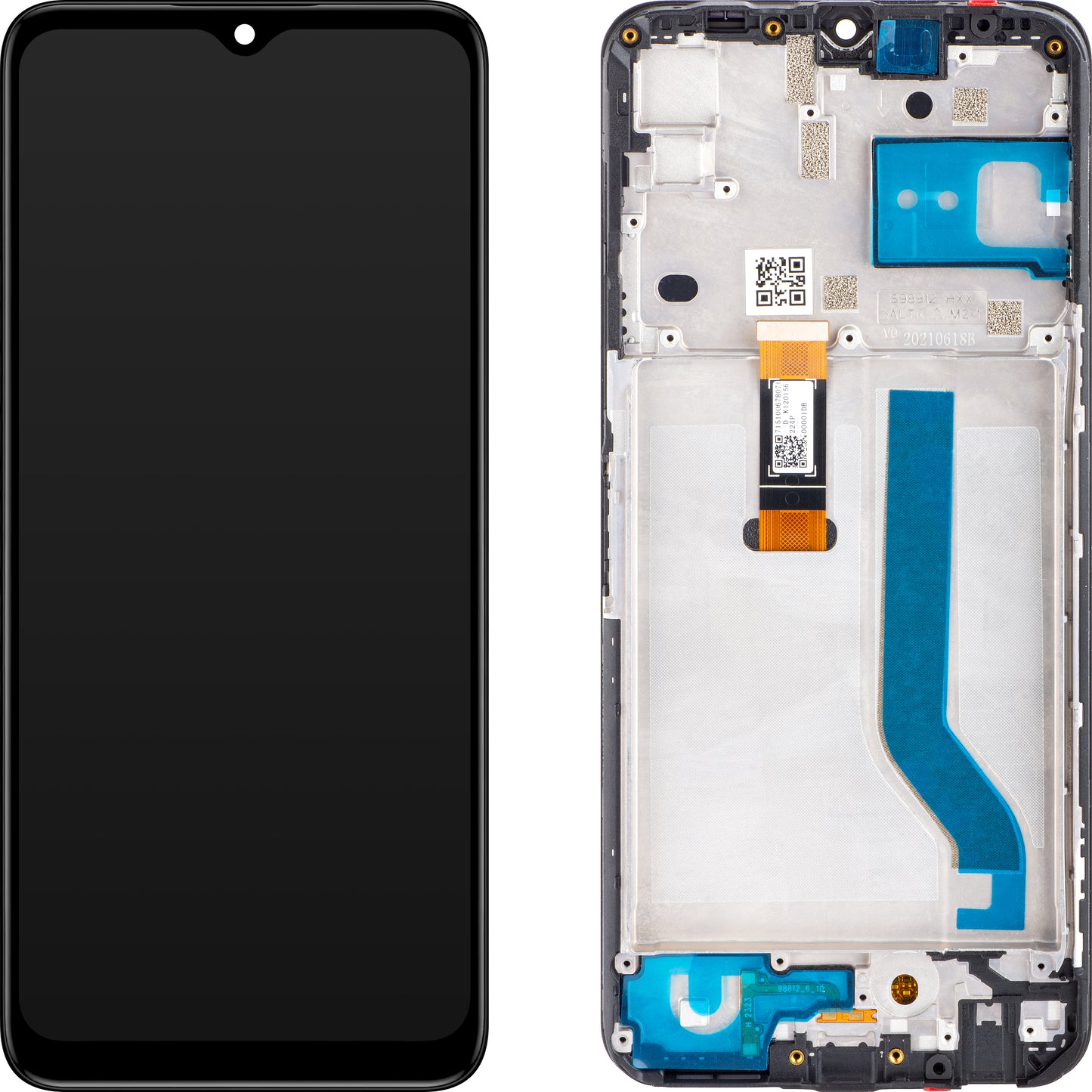 Motorola Moto Moto G50 5G Pantalla Táctil, con Marco, Negro, Service Pack 5D68C18927