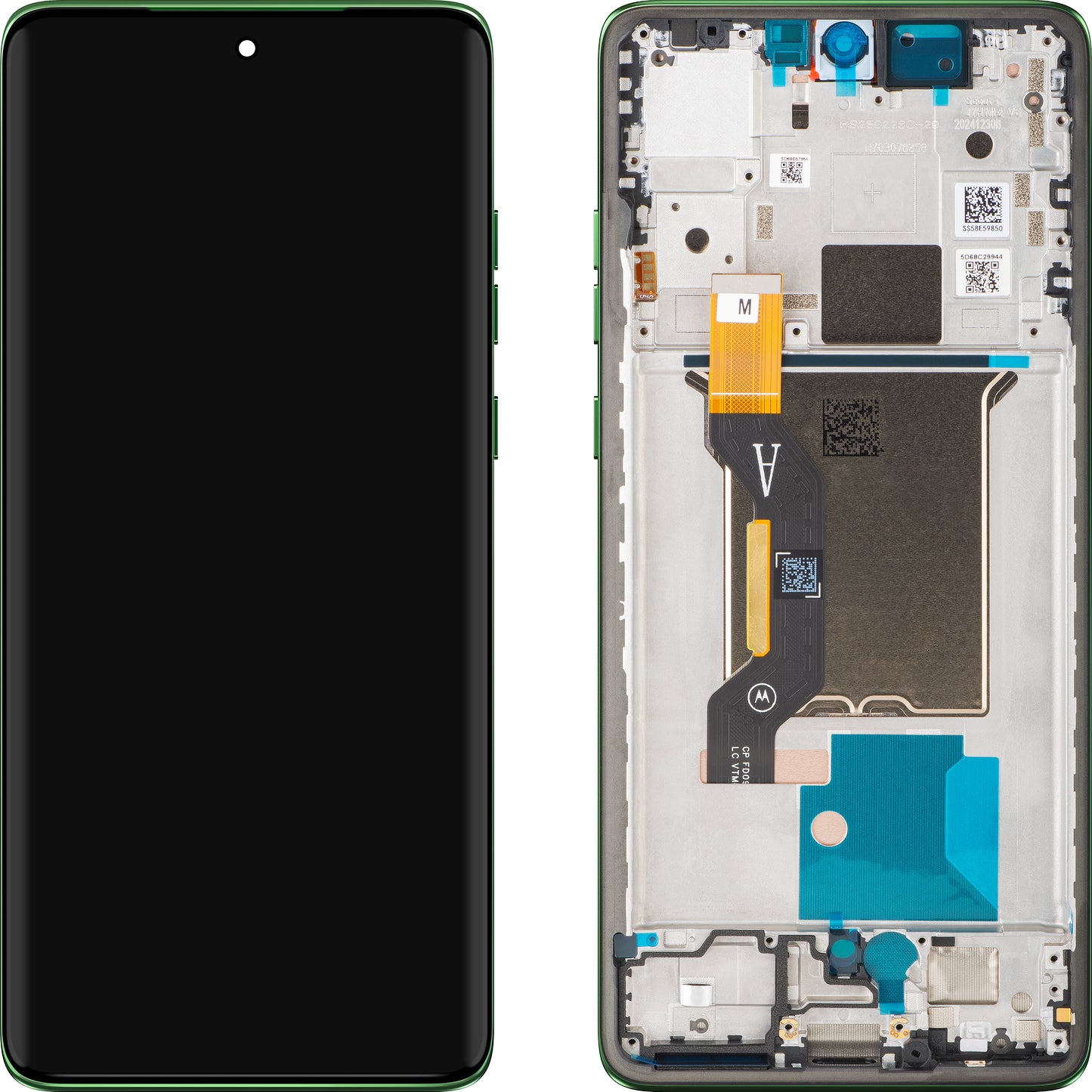 Display con Pantalla Táctil Motorola Edge 60, con Marco, Verde, Service Pack 5D68C29944