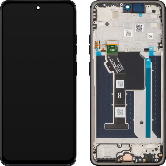 Pantalla con Touchscreen Motorola Moto G56, con Marco, Azul Marino (Black Oyster), Service Pack 5D68C30208