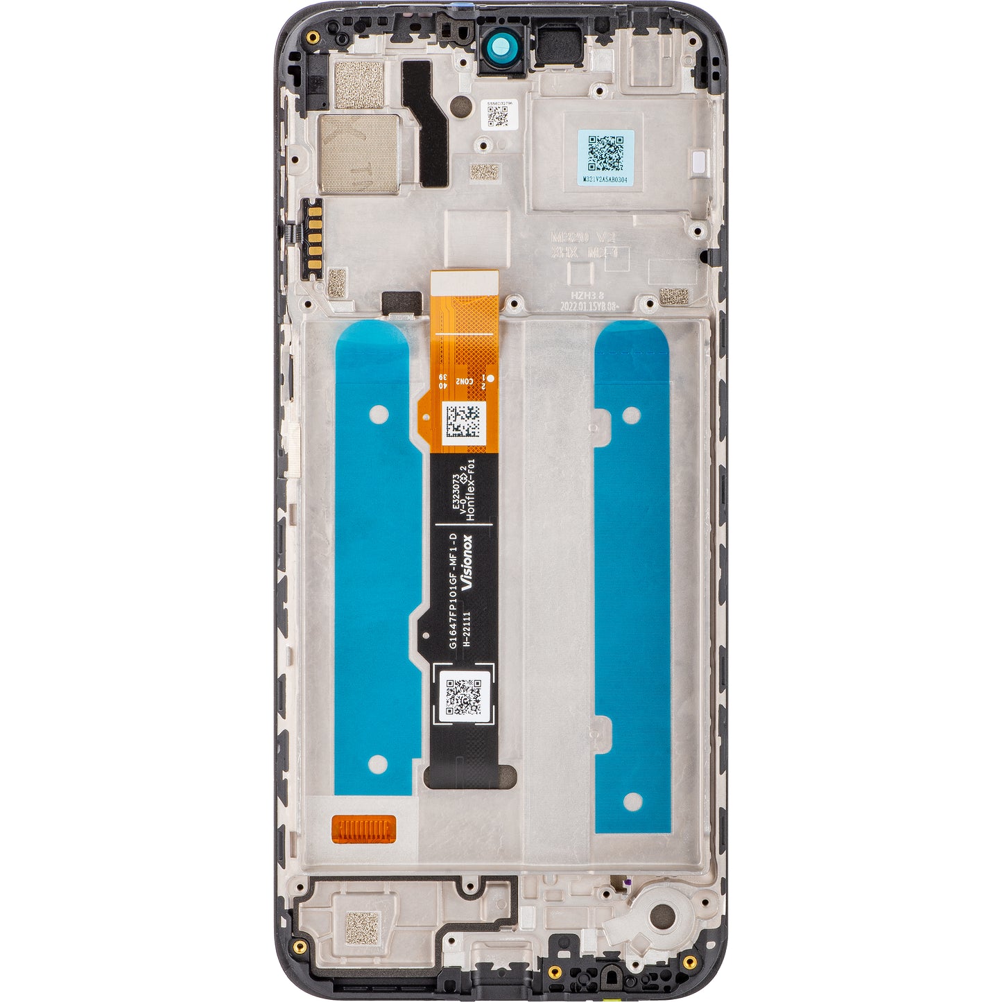 Pantalla táctil Motorola Moto G31 (XT2173-3), con marco, negro, Service Pack 5D68C19989