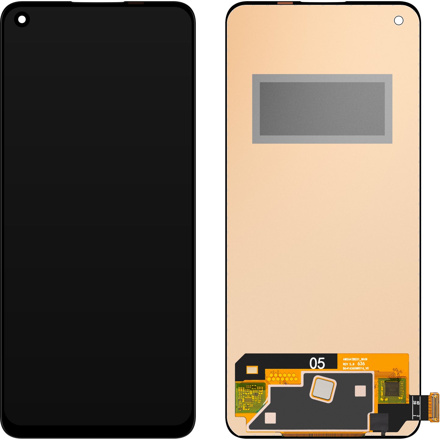 Pantalla con Touchscreen MP compatible con Oppo Find X3 Lite / K9 / Reno5 5G