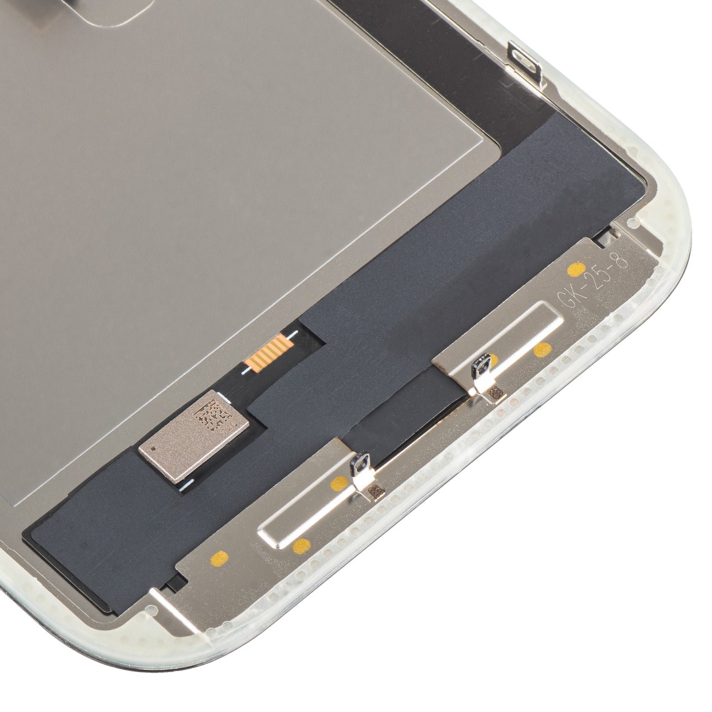 MP Touchscreen Display compatible with Apple iPhone 16 Pro, with Frame, Movable IC FHD OLED Version, Black