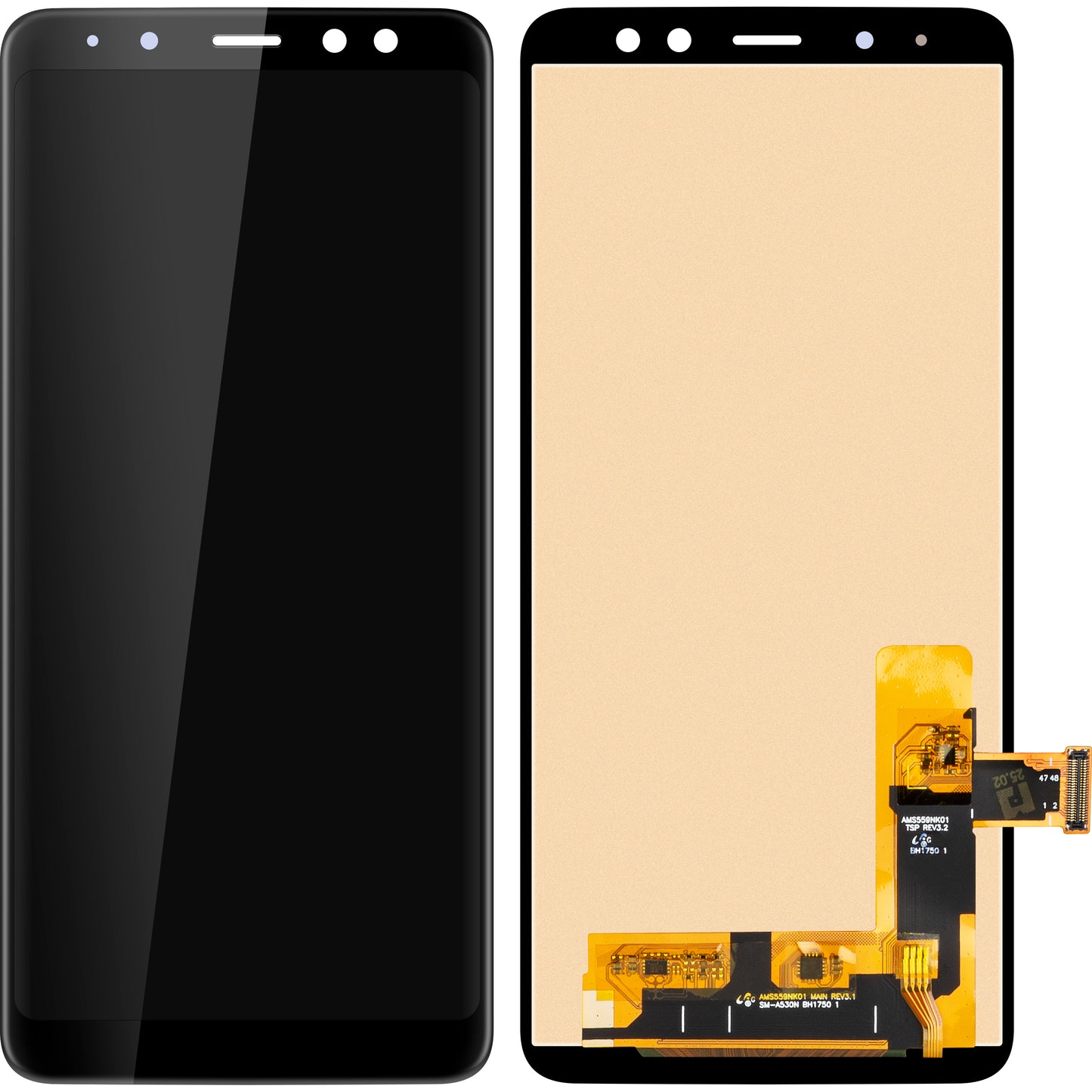 Display con Touchscreen MP compatible con Samsung Galaxy A8 (2018) A530