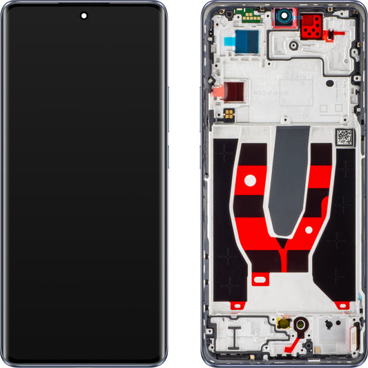 Oppo Reno10 Pantalla Táctil con Marco, Azul (Ice Blue), Service Pack 621029000061