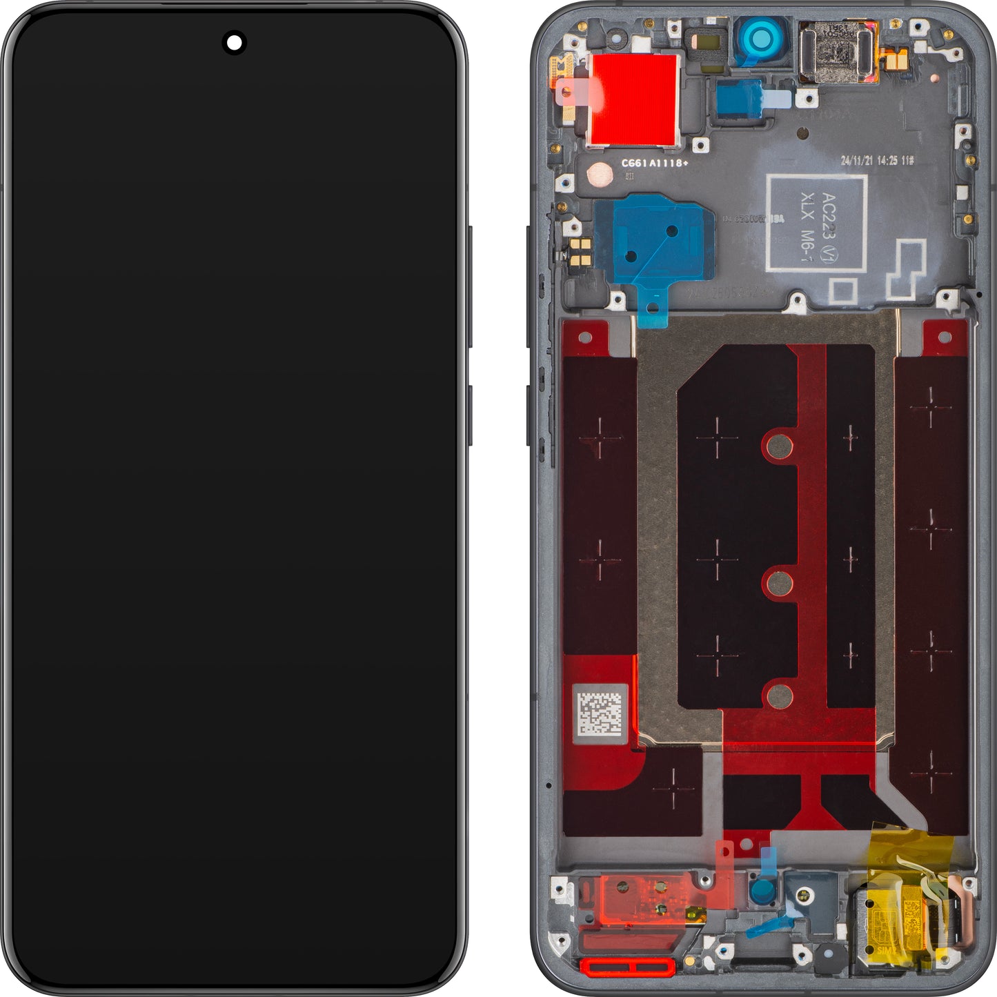 Display con Pantalla Táctil Oppo Reno13 Pro, con Marco, Gris (Graphite Grey), Service Pack 621029000381