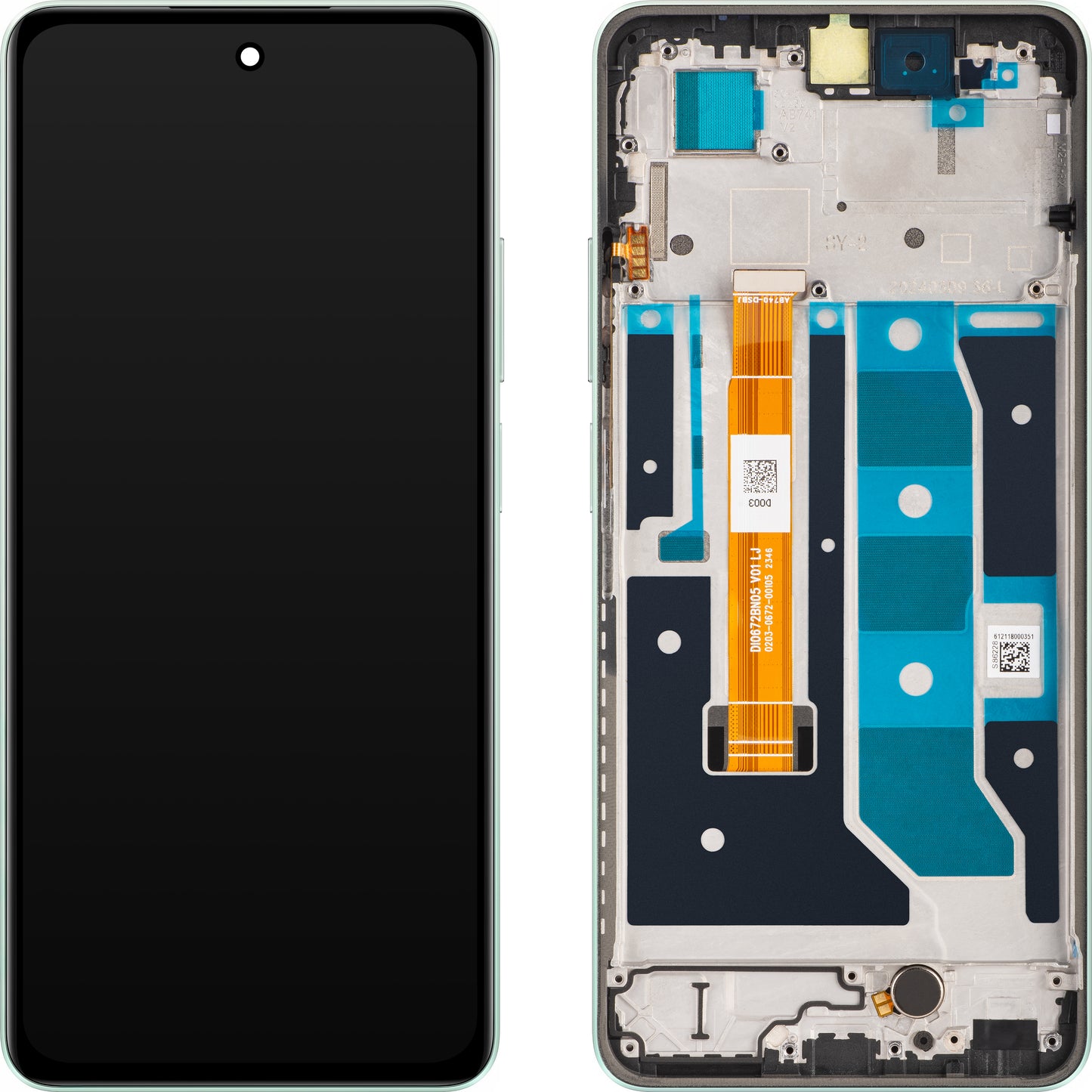 Pantalla táctil Realme C67 4G, con marco, verde (Sunny Oasis), Service Pack 621029000121